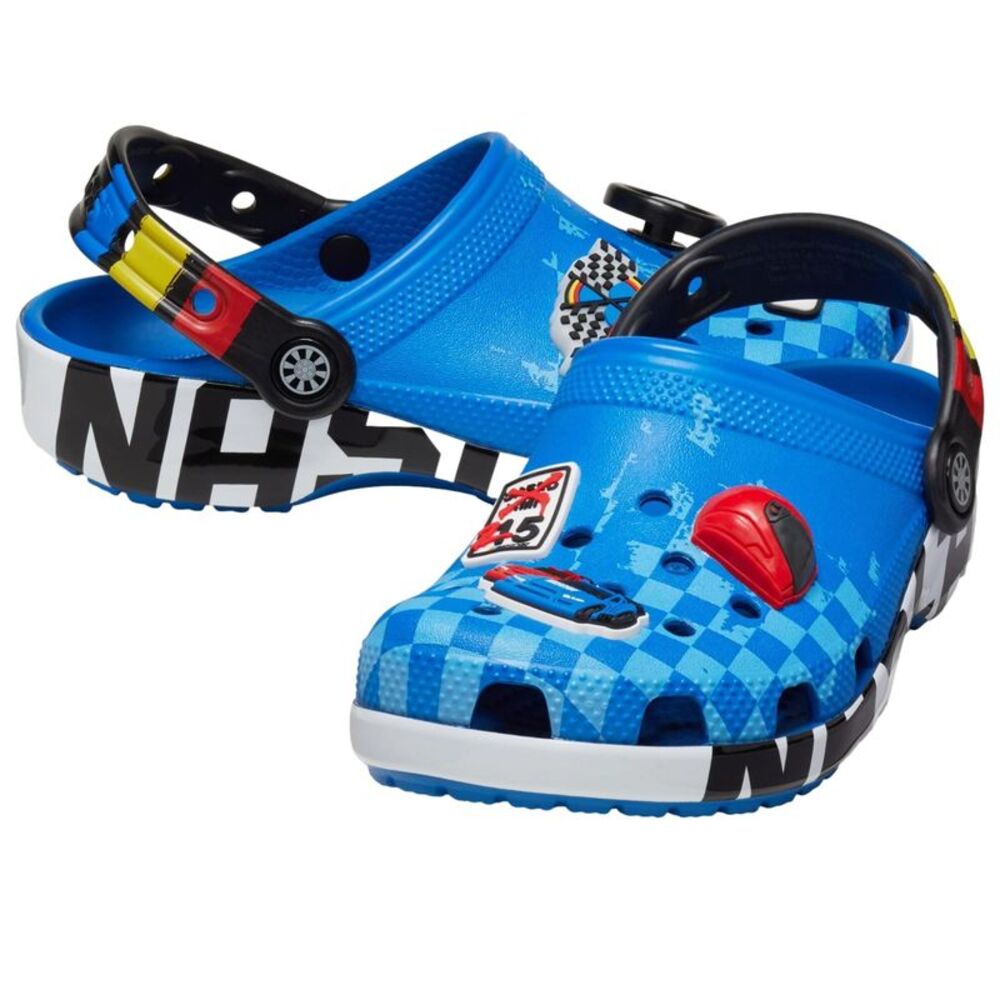 CROCS Kids Blue Racing Clogs